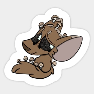 Panthercap Mushroom Sable Sticker